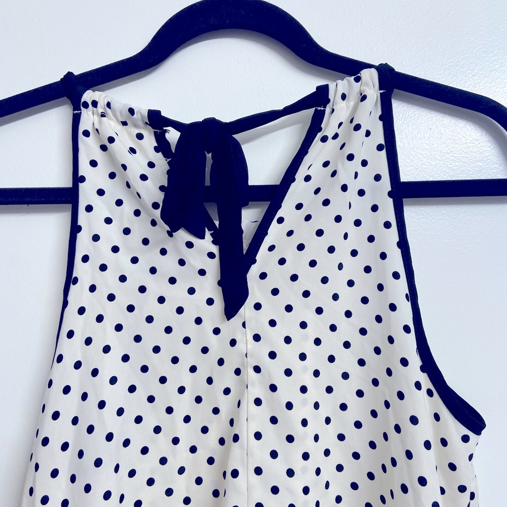 Polka Dot Tie Neck Blouse 🖤 Lila Clothing Co.